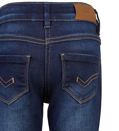 Minymo Bukser - Stretch Slim Fit - Mørkeblå Denim