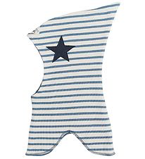 Racing Kids Balaclava - Double Layer - Striped w. Star Racing Kids Balaclava - Double Layer - Striped w. Star
