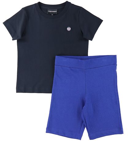 Emporio Armani Sommersæt - Sort/Blå Emporio Armani Sommersæt - Sort/Blå
