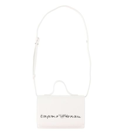 Emporio Armani Umhängetasche - Weiß m. Unterschrift