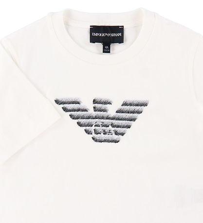 Emporio Armani T-Shirt - Weiß m. Logo Emporio Armani T-Shirt - Weiß m. Logo