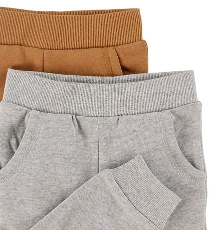 Minymo Sweatpants - 2-pak - Chipmunk Minymo Sweatpants - 2-pak - Chipmunk