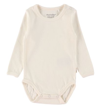Minymo Bodyer l/æ - Rib - 2-pak - Amber Gold