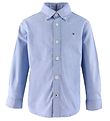 Tommy Hilfiger Skjorte - Stretch Oxford - Calm Blue Tommy Hilfiger Skjorte - Stretch Oxford - Calm Blue