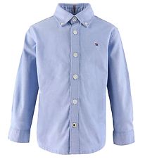 Tommy Hilfiger Skjorte - Stretch Oxford - Calm Blue Tommy Hilfiger Skjorte - Stretch Oxford - Calm Blue