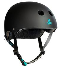 Triple Eight Helmet - Tony Hawk - Certified Sweatsaver - Black Triple Eight Helmet - Tony Hawk - Certified Sweatsaver - Black