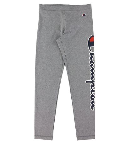 Champion Fashion Leggings - Gråmeleret m. Logo