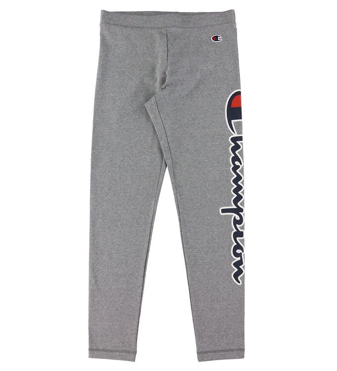 Champion Fashion Leggings - Gråmeleret m. Logo