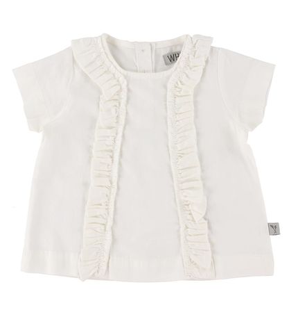 Wheat T-shirt - Blouse Nicoline - Hvid Wheat T-shirt - Blouse Nicoline - Hvid