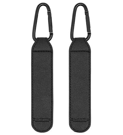 KongWalther Barnevognskroge - 2 stk - Sort KongWalther Barnevognskroge - 2 stk - Sort