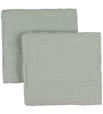 Bibs Muslinfiltar - 2-pack - 70x70 cm - Sage Bibs Muslinfiltar - 2-pack - 70x70 cm - Sage