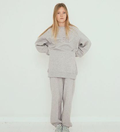 Designers Remix Sweatshirt - Willie - Grey Melange Designers Remix Sweatshirt - Willie - Grey Melange