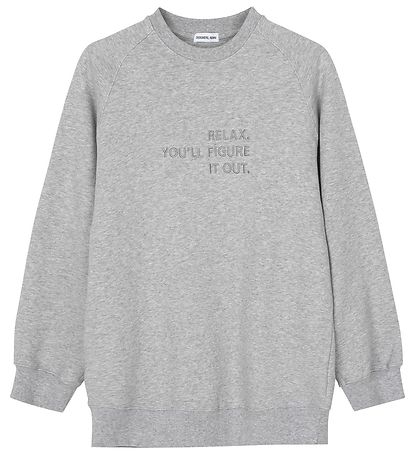 Designers Remix Sweatshirt - Willie - Grey Melange Designers Remix Sweatshirt - Willie - Grey Melange