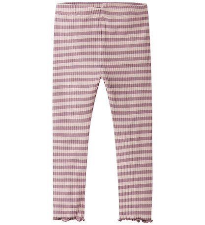 Name It Leggins - Rib - NmfVemma - Toadstool/Burnished Lilac Name It Leggins - Rib - NmfVemma - Toadstool/Burnished Lilac