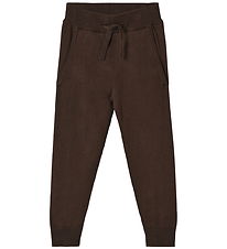 Fliink Bukser - Strik - Favo - Coffee Bean Fliink Bukser - Strik - Favo - Coffee Bean