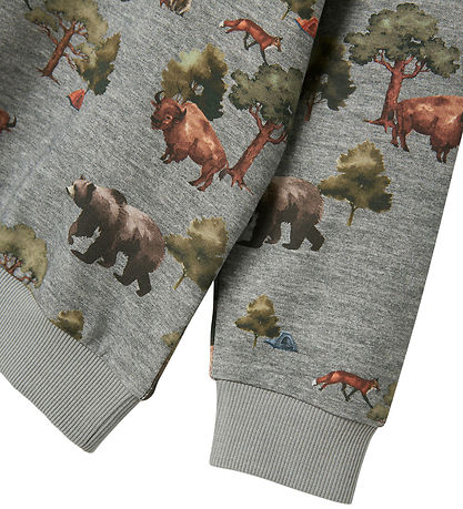 Name It Sweatshirt - NmmOlin - Grey Melange