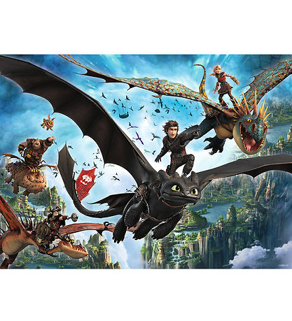 Ravensburger Puslespil - 150 Brikker - Dragons Ravensburger Puslespil - 150 Brikker - Dragons
