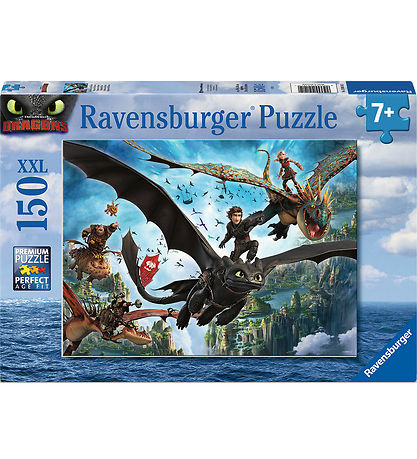 Ravensburger Puslespil - 150 Brikker - Dragons Ravensburger Puslespil - 150 Brikker - Dragons