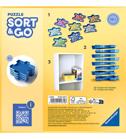 Ravensburger Sorteringsbakker - Puslespil - 300-1000 Brikker Ravensburger Sorteringsbakker - Puslespil - 300-1000 Brikker