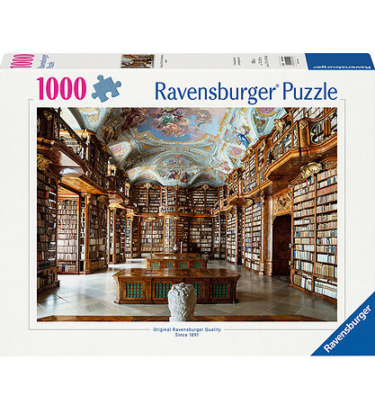 Ravensburger Puslespil - 1000 Brikker - Library at St. Florian M Ravensburger Puslespil - 1000 Brikker - Library at St. Florian M