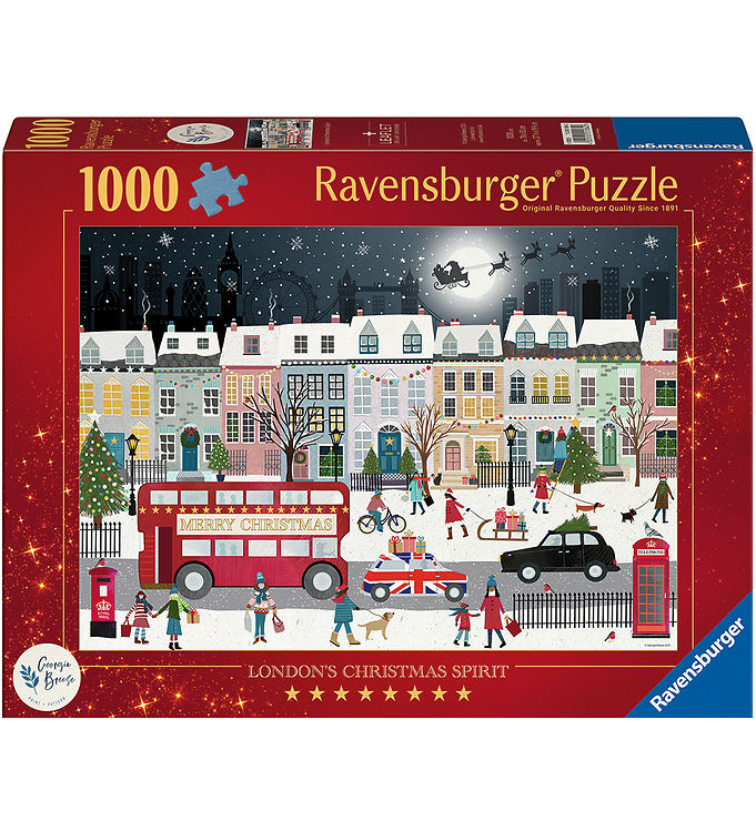 Ravensburger Puslespil - 1000 Brikker - London's Christmas Spiri