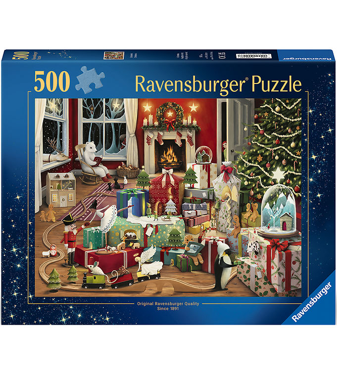 Ravensburger Puslespil - 500 Brikker - Enchanted Christmas