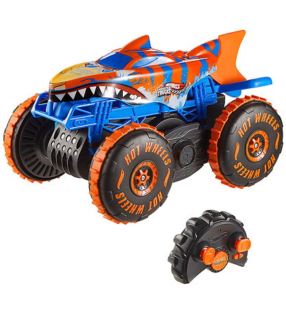Hot Wheels Fjernstyret Bil - Monster Trucks - Tiger Shark Hot Wheels Fjernstyret Bil - Monster Trucks - Tiger Shark