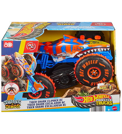 Hot Wheels Fjernstyret Bil - Monster Trucks - Tiger Shark Hot Wheels Fjernstyret Bil - Monster Trucks - Tiger Shark