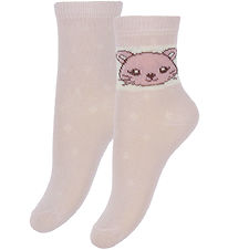 Minymo Strømper - 2-pak - Shell m. Print Minymo Strømper - 2-pak - Shell m. Print