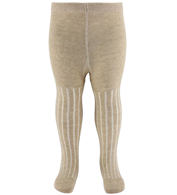 Minymo Strømpebukser - Rib - Silver Mink