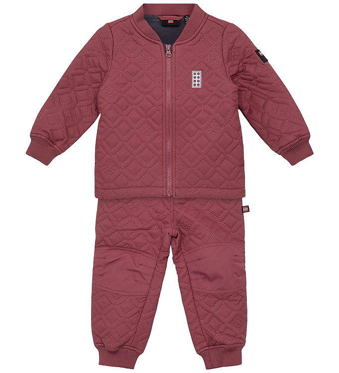 LEGOÂ® Wear Termotøj m. Fleece - Quiltet - LWSaku 612 - Mørk Rosa