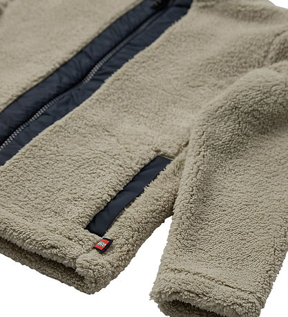 LEGO® Wear Fleecejakke - Teddy - LWSaku 206 - Beige LEGO® Wear Fleecejakke - Teddy - LWSaku 206 - Beige