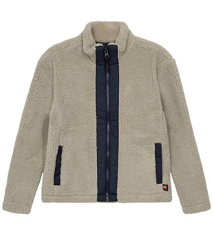 LEGO® Wear Fleecejakke - Teddy - LWSaku 206 - Beige LEGO® Wear Fleecejakke - Teddy - LWSaku 206 - Beige