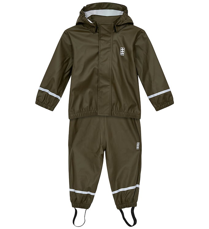 LEGO® Wear Regntøj m. Seler - PU - LWJivan 200 - Dark Khaki