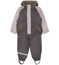 Mikk-Line Regntøj m. Fleece/Seler - PU - 3i1 - Sparrow Mikk-Line Regntøj m. Fleece/Seler - PU - 3i1 - Sparrow