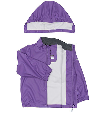 Mikk-Line Regntøj m. Seler - PU - Deep Lavender Mikk-Line Regntøj m. Seler - PU - Deep Lavender