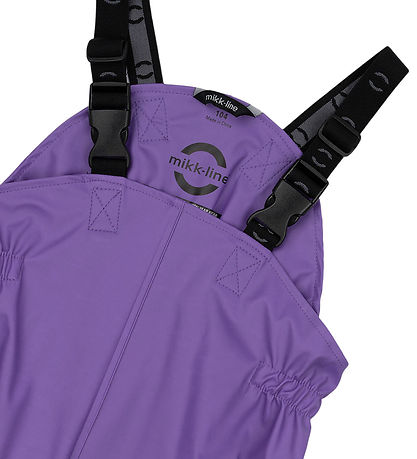 Mikk-Line Regntøj m. Seler - PU - Deep Lavender Mikk-Line Regntøj m. Seler - PU - Deep Lavender