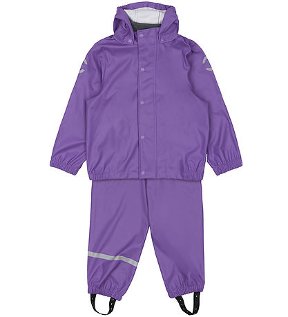 Mikk-Line Regntøj m. Seler - PU - Deep Lavender Mikk-Line Regntøj m. Seler - PU - Deep Lavender