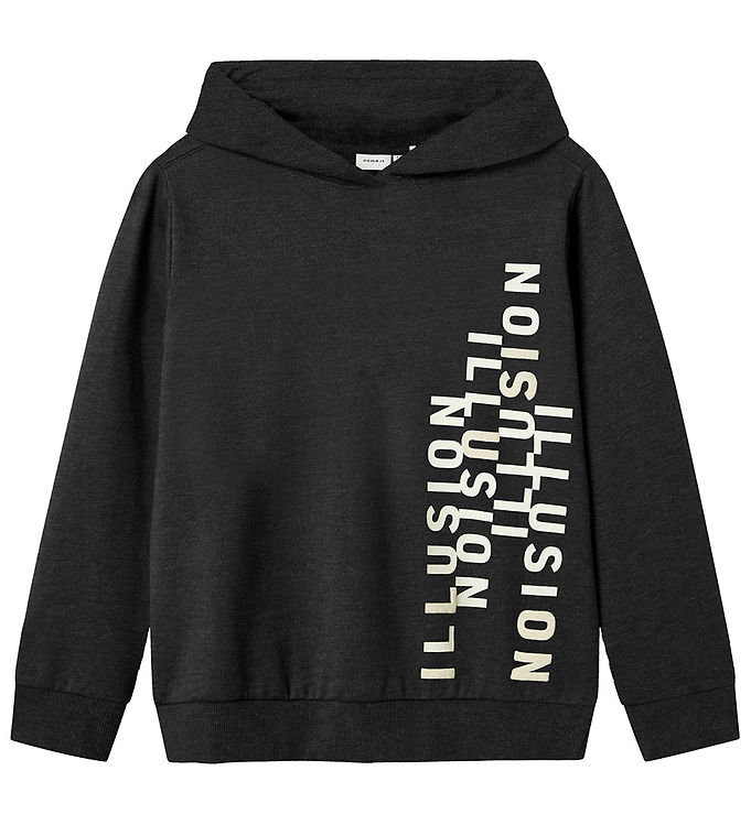 NAME IT Sweatshirt Hoodie Olaf Black