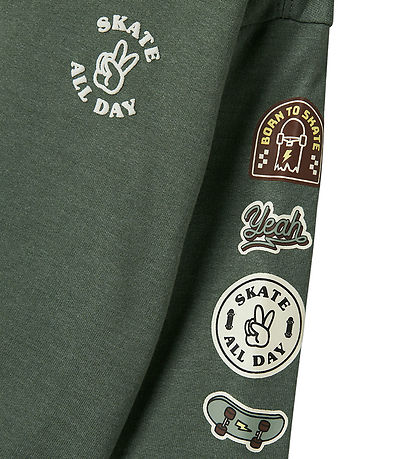 Name It Sweatshirt - NmmOlaf - Laurel Wreath