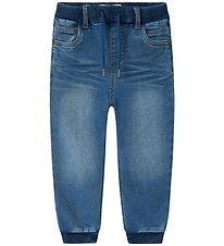 Name It Jeans - Baggy - Fleece - NmmBen - Medium Blue Denim Name It Jeans - Baggy - Fleece - NmmBen - Medium Blue Denim