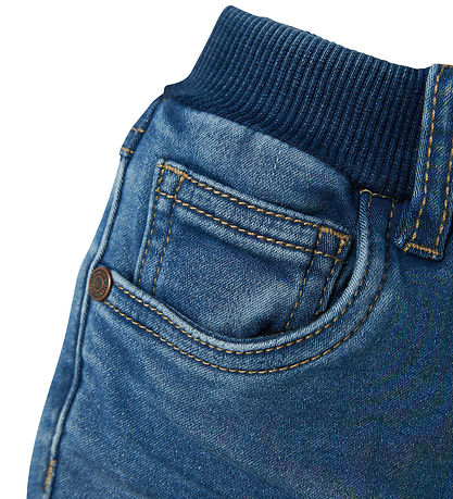 Name It Jeans - Baggy - Fleece - NmmBen - Medium Blue Denim Name It Jeans - Baggy - Fleece - NmmBen - Medium Blue Denim