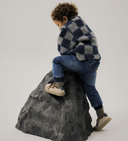 Name It Jeans - Baggy - Fleece - NmmBen - Medium+ Blue Denim