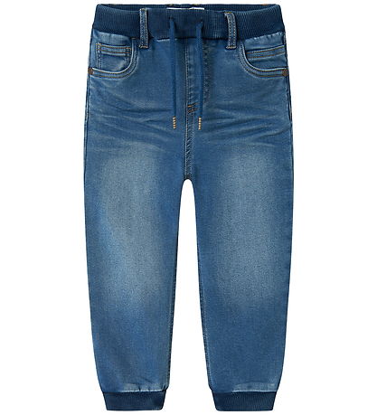 Name It Jeans - Baggy - Fleece - NmmBen - Medium+ Blue Denim