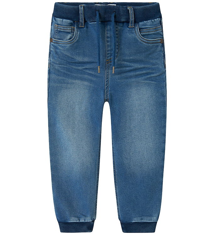 Name It Jeans - Baggy - Fleece - NmmBen - Medium Blue Denim