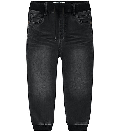 Name It Jeans - Baggy - Fleece - NmmBen - Black Denim Name It Jeans - Baggy - Fleece - NmmBen - Black Denim