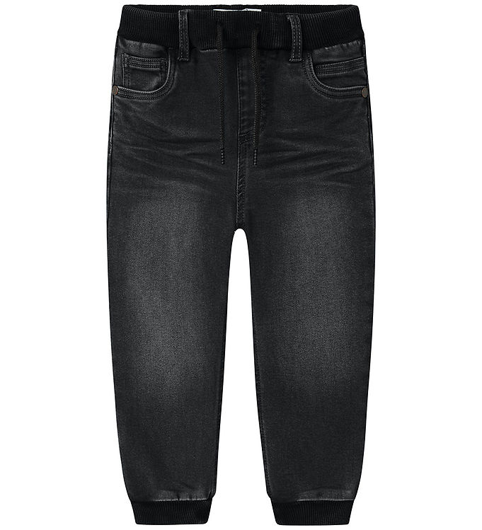 Name It Jeans - Baggy - Fleece - NmmBen - Black Denim