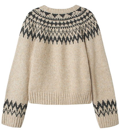 LMTD Bluse - Strik - NlfNeenla - Oatmeal LMTD Bluse - Strik - NlfNeenla - Oatmeal