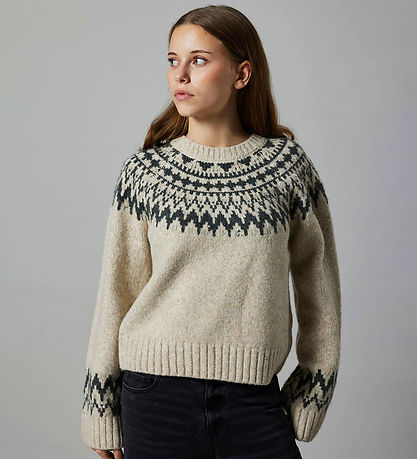 LMTD Bluse - Strik - NlfNeenla - Oatmeal