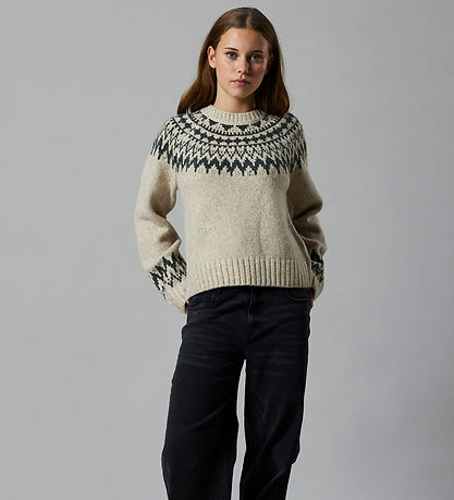 LMTD Bluse - Strik - NlfNeenla - Oatmeal